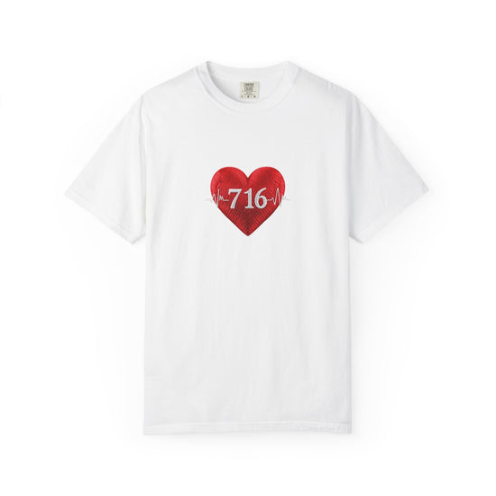 716 Buffalo T-Shirt — Buffalo Silhouette Tee (716 Area Code)