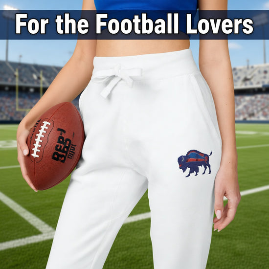 Embroidered Fleece Sweatpants — Buffalo Soul Custom