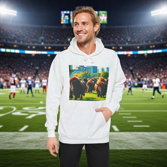 716 Hoodie —  Buffalo Stampede Graphic Pullover