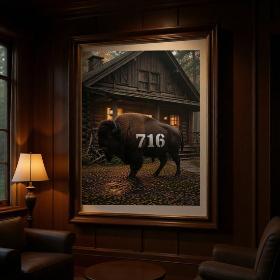 Bison 716 Poster —  Rolled Wall Art for Fans